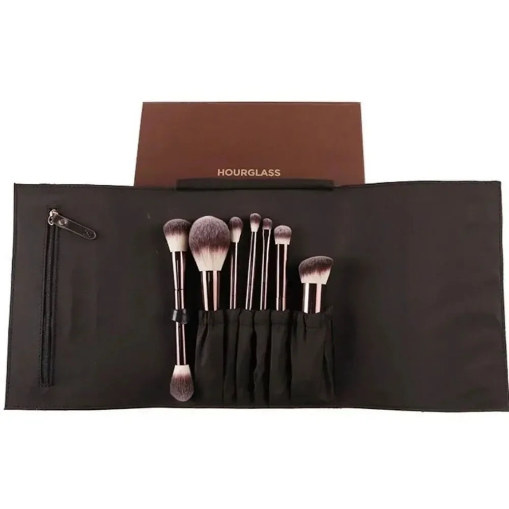 New Hourglass Professional Makeup Brush Set 7Pc With Case
